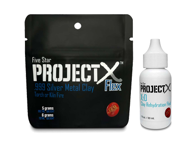 Project X .999 Fine Silver Flex    Clay 6g And Rehydration Fluid 30ml Bundle - Standard Image - 1