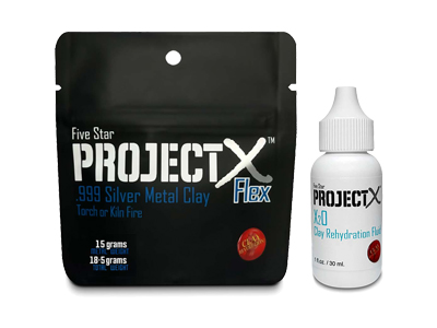 Project X .999 Fine Silver Flex    Clay 18.5g And Rehydration Fluid   30ml Bundle - Standard Image - 1