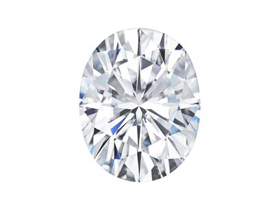 Charles And Colvard Moissanite,    Forever One, Oval Brilliant 9x7mm, Colour D E F - Standard Image - 1