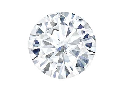Charles And Colvard Moissanite,    Forever One, Round Modified        Brilliant, 1mm, Colour D - I - Standard Image - 1