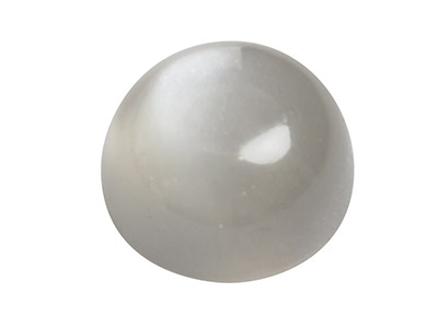 Grey Moonstone, Round Cabochon 8mm - Standard Image - 1
