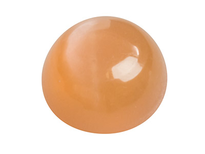 Peach-Moonstone,-Round-Cabochon-6mm
