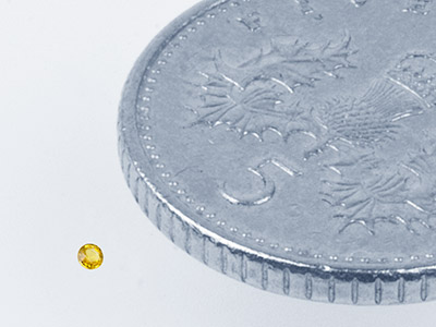 Yellow Sapphire, Round, 1.5mm - Standard Image - 2