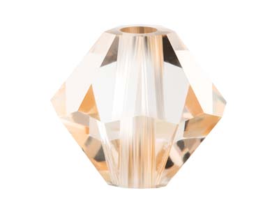 Preciosa Crystal Pack of 24,       Bicone, 4mm, Crystal Honey - Standard Image - 1