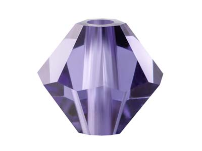 Preciosa Crystal Pack of 24,       Bicone, 4mm, Tanzanite - Standard Image - 1