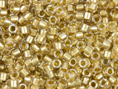 Miyuki 11/0 Delica Seed Beads      Sparkling Light Lined Crystal 7.2g Tube, Miyuki Code Db907 - Standard Image - 1