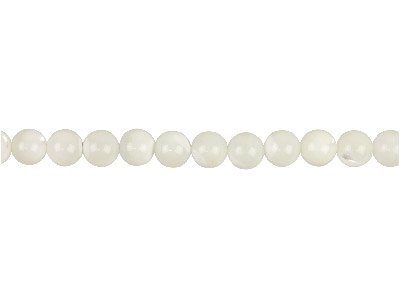 Mother of Pearl Semi Precious Round Beads, 7.5/8mm, 16