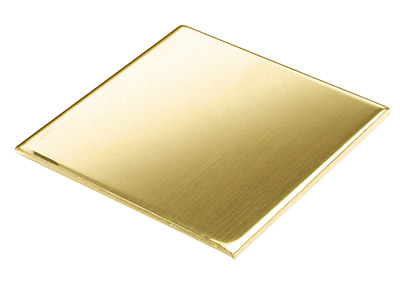 Brass Sheet 100x100x0.9mm - Standard Image - 1