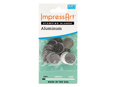 ImpressArt Aluminium Round 13mm    Stamping Blank Pack of 20 - Standard Image - 3