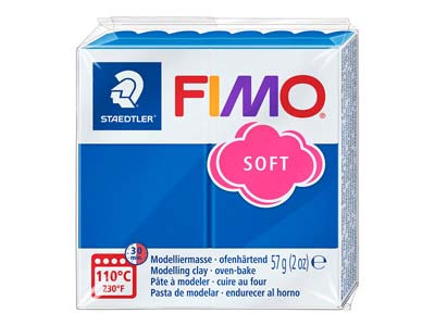 Fimo Soft Pacific Blue 57g Polymer  Clay Block Fimo Colour Reference 37