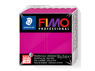 Fimo Professional Magenta 85g      Polymer Clay Block Fimo Colour     Reference 210 - Standard Image - 1