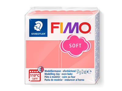 Fimo Soft Pink Grapefruit 57g      Polymer Clay Block Fimo Colour     Reference T20 - Standard Image - 1