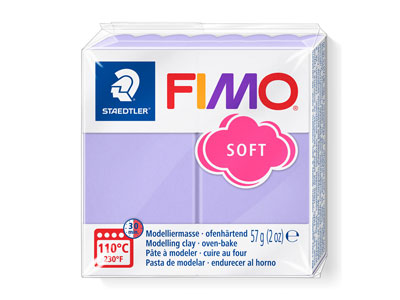 Fimo Soft Pastel Lilac 57g Polymer Clay Block Fimo Colour Reference   605 - Standard Image - 1