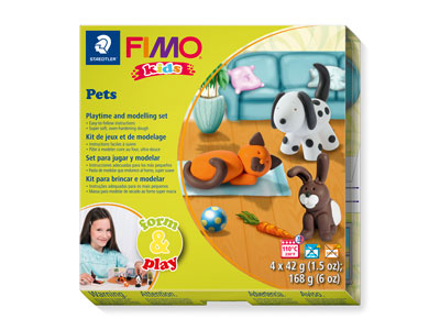 Fimo Pet Kids Form And Play Polymer Clay Set - Standard Image - 1