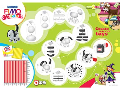 Fimo Pet Kids Form And Play Polymer Clay Set - Standard Image - 7