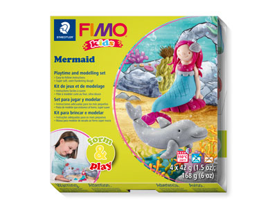 Fimo Mermaid Kids Form And Play    Polymer Clay Set - Standard Image - 1