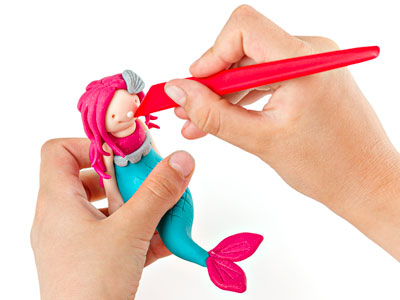 Fimo Mermaid Kids Form And Play    Polymer Clay Set - Standard Image - 5