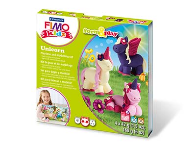 Fimo Unicorn Kids Form And Play    Polymer Clay Set