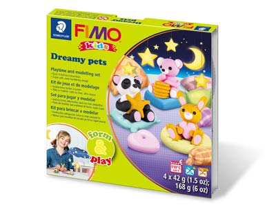 Fimo Dreamy Pets Kids Form And Play Polymer Clay Set - Standard Image - 1