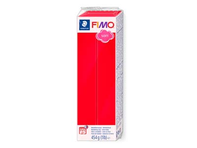 Fimo Soft Indian Red 454g Polymer   Clay Block Fimo Colour Reference 24 - Standard Image - 1