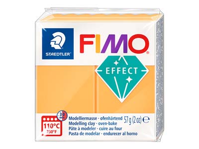 Fimo Effect Neon Orange 57g Polymer Clay Block Fimo Colour Reference    401 - Standard Image - 1