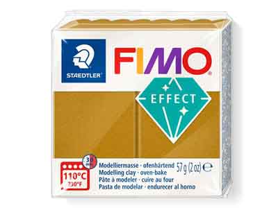 Fimo Effect Metallic Gold 57g      Polymer Clay Block Fimo Colour     Reference 11 - Standard Image - 1