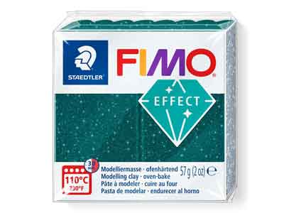 Fimo Effect Galaxy Green 57g       Polymer Clay Block Fimo Colour     Reference 562 - Standard Image - 1