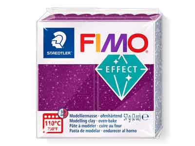 Fimo Effect Galaxy Purple 57g      Polymer Clay Block Fimo Colour     Reference 602 - Standard Image - 1