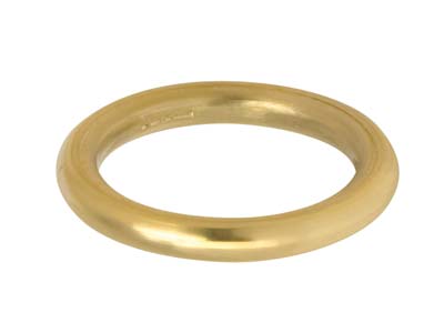 9ct Yellow Gold Halo Wedding Ring  3.0mm, Size O, 5.1g Heavy Weight,  Hallmarked, Wall Thickness 3.00mm, 100% Recycled Gold - Standard Image - 1