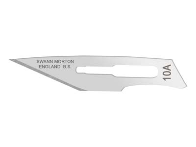 Swann Morton Scalpel Blades No.10a Pack of 5 - Standard Image - 1