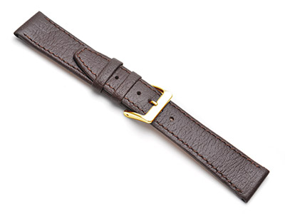 Brown Buffalo Watch Strap 18mm     Genuine Leather - Standard Image - 1