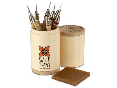 Wolf Tools Precision Micro Wax     Carver Set Of 8 - Standard Image - 1