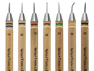 Wolf Tools Precision Micro Wax     Carver Set Of 8 - Standard Image - 3