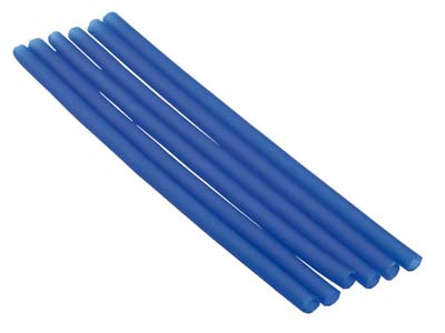 Ferris Cowdery Wax Profile Wire    Round Tube Blue 5mm Pack of 6 - Standard Image - 1