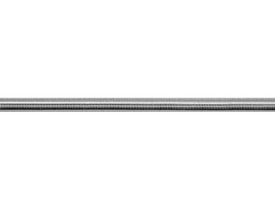 Silver Tone Gimp Size E, 0.90mm, 2 X 1m Lengths - Standard Image - 2