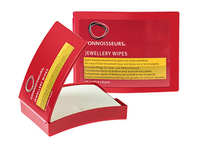 Connoisseurs® Jewellery Wipes      Pack of 25 Polishing Wipes - Standard Image - 1