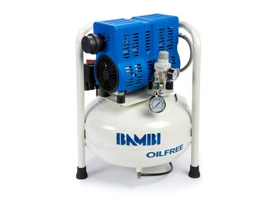 Bambi PT24 0.75hp Oil Free, 8 Bar  24 Litre Capacity Compressor - Standard Image - 1