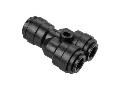 6mm Y Piece Push In Connector For  Bambi Air Compressor - Standard Image - 2