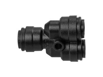 6mm Y Piece Push In Connector For  Bambi Air Compressor - Standard Image - 3