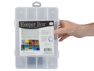 Beadsmith Medium Keeper Box 20     Compartments 27x19cm - Standard Image - 4