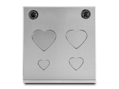 Heart Shaped Disc Cutter Set Of 4  From 12mm To 25mm - Standard Image - 3