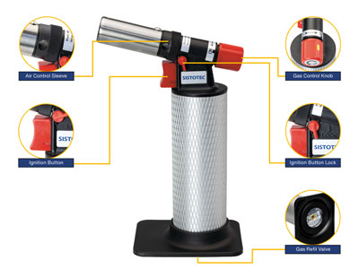 Max Flame Pro Hand Torch Butane    Blow Torch Max 1,300°c - Standard Image - 2