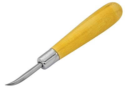 Curved Burnisher With Handle - Standard Image - 1