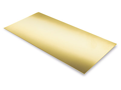 9ct Yellow Gold Sheet 0.20mm Fully Annealed, 100% Recycled Gold - Standard Image - 1
