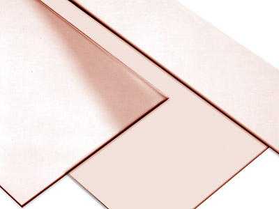 18ct Red Gold 5n Sheet 1.00mm Fully Annealed, 100% Recycled Gold - Standard Image - 1