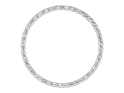 Sterling Silver Sparkle Ring 1mm   Size J1/2 - Standard Image - 1