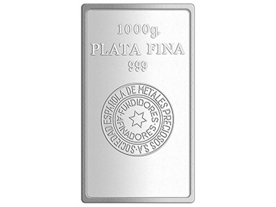 Fine Silver Bar 1000gms - Standard Image - 1