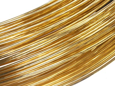 9ct Yellow Gold Round Wire 1.00mm, 100% Recycled Gold - Standard Image - 1