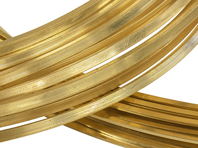 22ct Yellow Gold Square Wire 3.00mm Fully Annealed, 100% Recycled Gold - Standard Image - 1