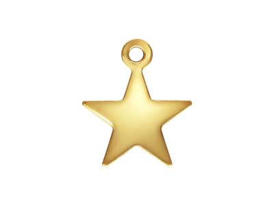 Gold Filled Star Charm 8mm - Standard Image - 1